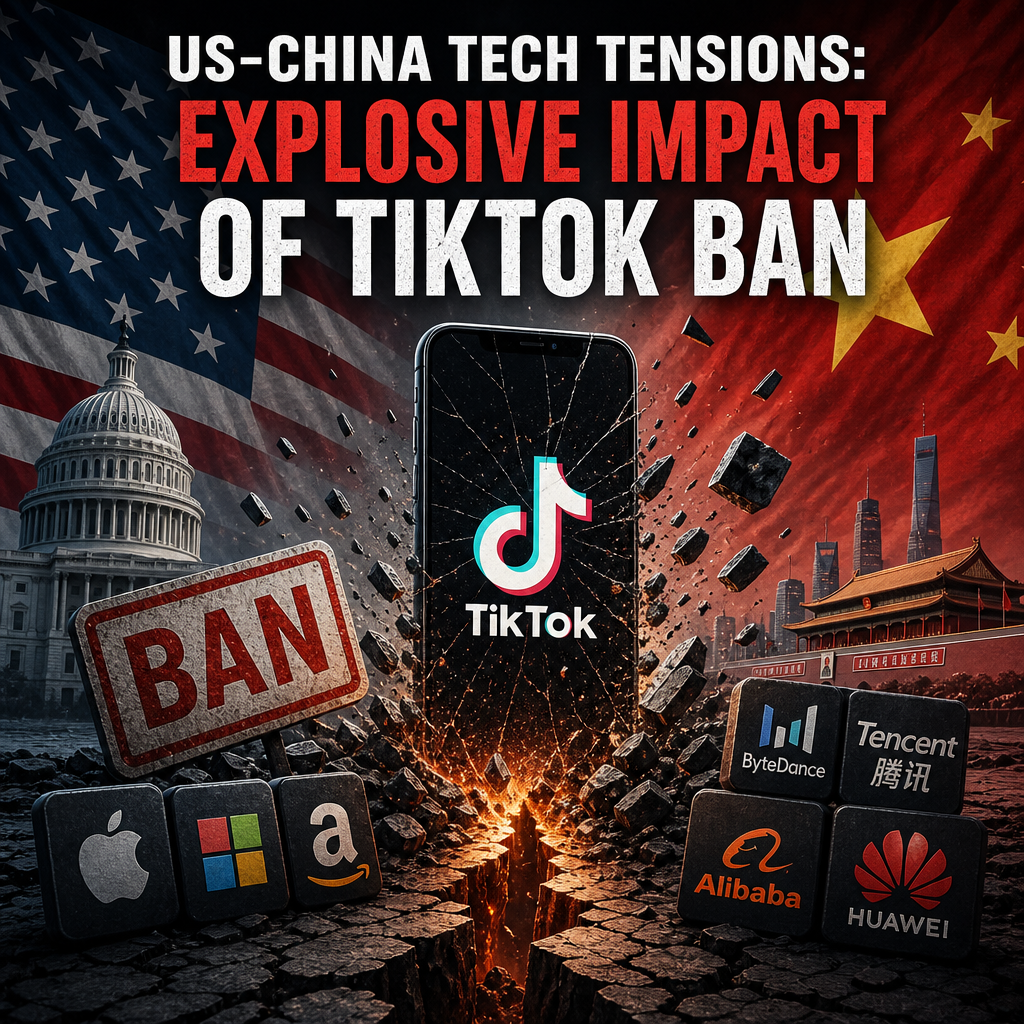 Additional Illustration of US-China Tech Tensions: Explosive Impact of TikTok Ban