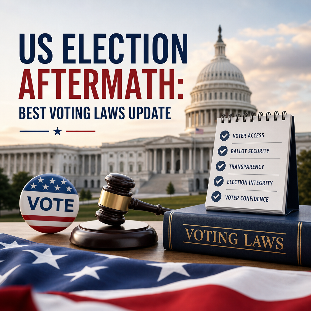 Additional Illustration of US Election Aftermath: Best Voting Laws Update