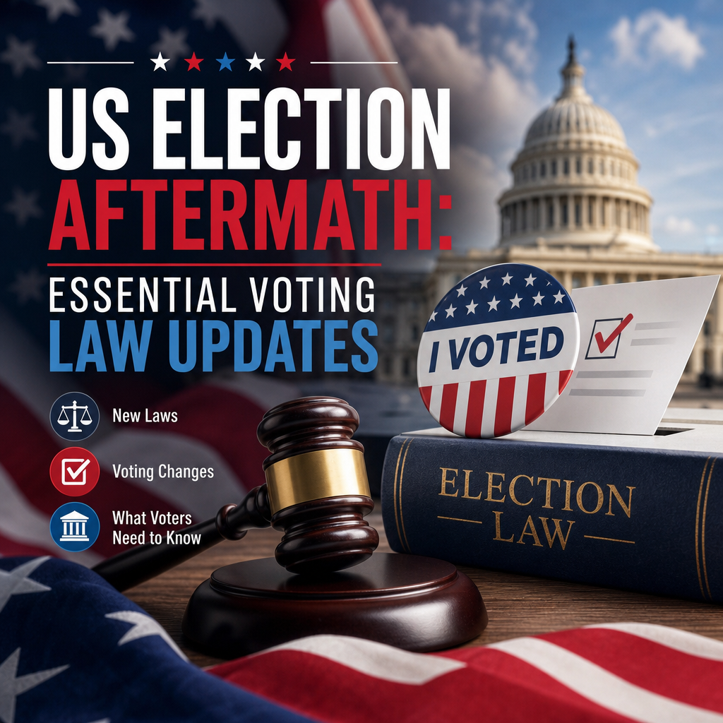 Illustration of US Election Aftermath: Essential Voting Law Updates