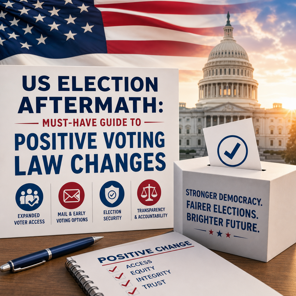 Additional Illustration of US Election Aftermath: Must-Have Guide to Positive Voting Law Changes