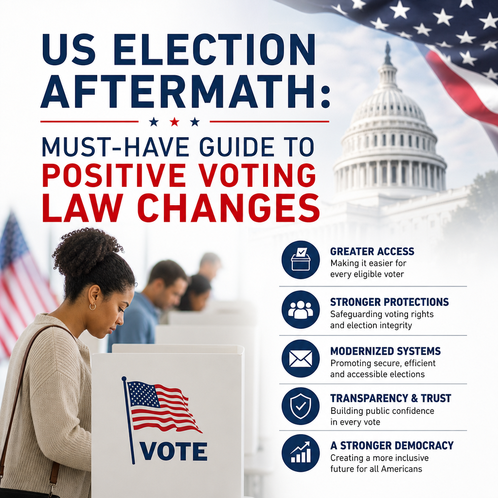 Additional Illustration of US Election Aftermath: Must-Have Guide to Positive Voting Law Changes