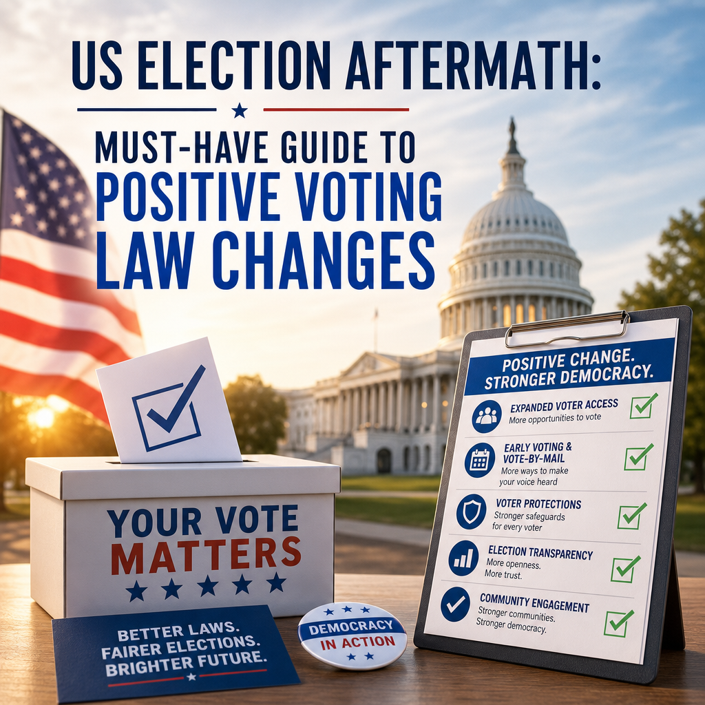 Additional Illustration of US Election Aftermath: Must-Have Guide to Positive Voting Law Changes