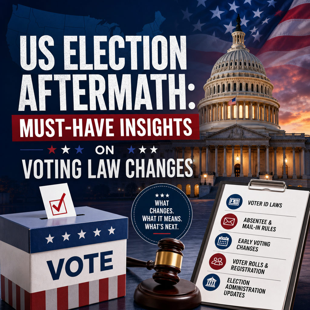 Illustration of US Election Aftermath: Must-Have Insights on Voting Law Changes