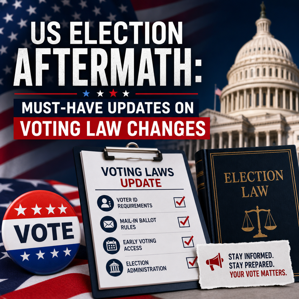 Illustration of US Election Aftermath: Must-Have Updates on Voting Law Changes