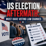Illustration of US Election Aftermath: Must-Have Voting Law Changes