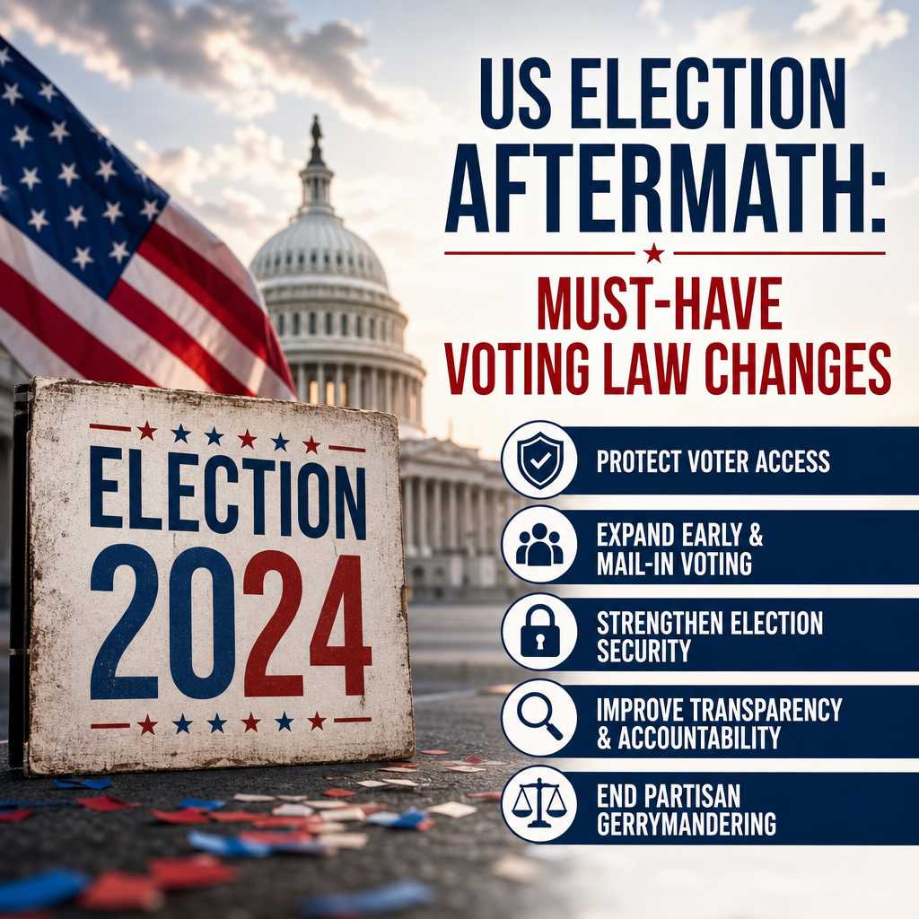 Additional Illustration of US Election Aftermath: Must-Have Voting Law Changes