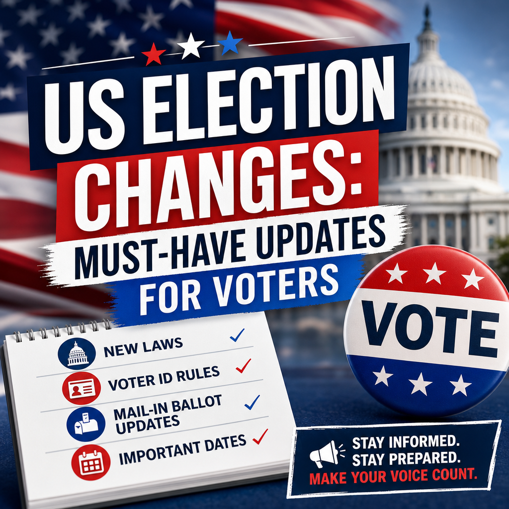 Illustration of US Election Changes: Must-Have Updates for Voters