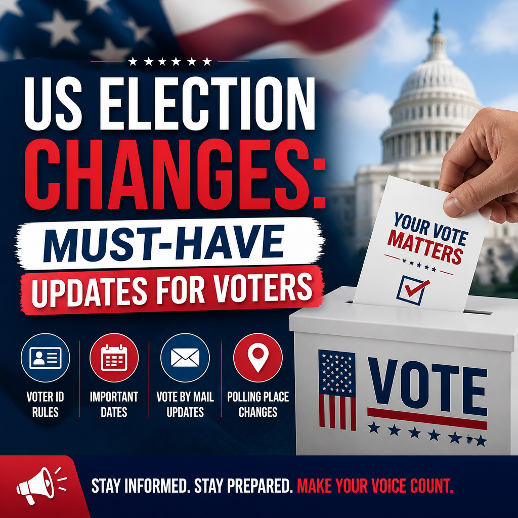 Illustration of US Election Changes: Must-Have Updates for Voters