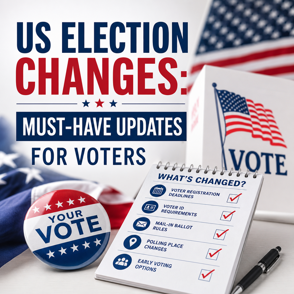 Illustration of US Election Changes: Must-Have Updates for Voters