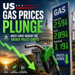 Illustration of US Gas Prices Plunge: Must-Have Insight on Energy Policy Shifts