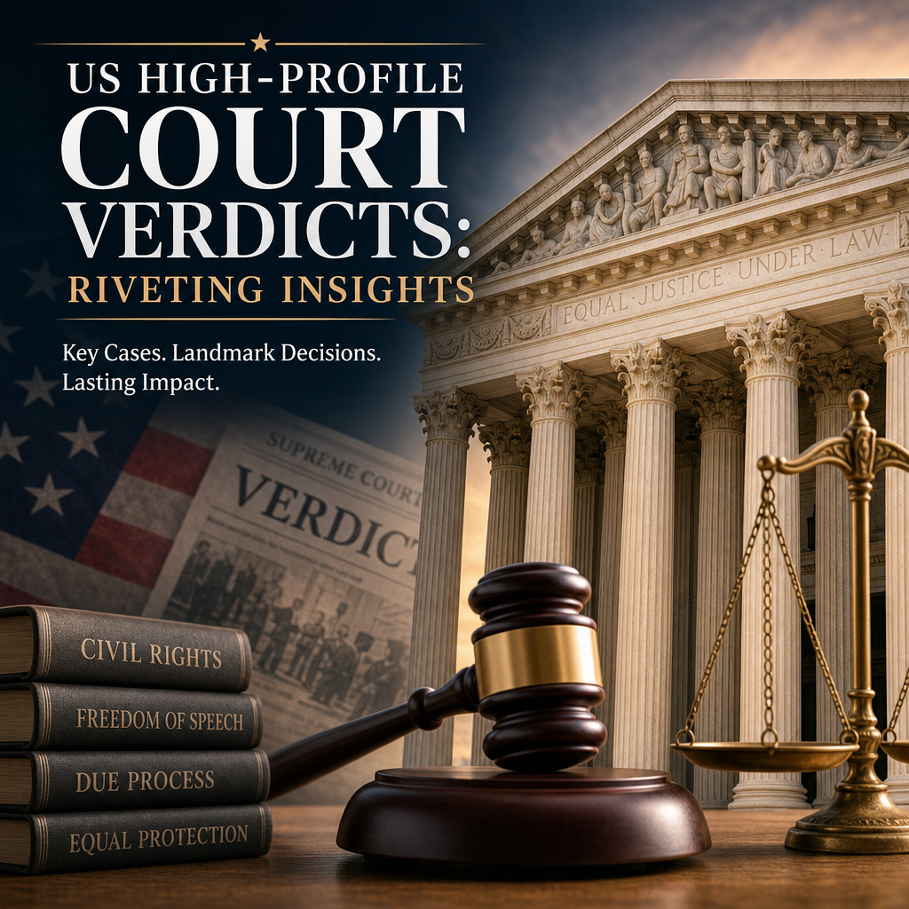 Additional Illustration of US High-Profile Court Verdicts: Riveting Insights