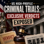 Illustration of US High-profile Criminal Trials: Exclusive Verdicts Exposed