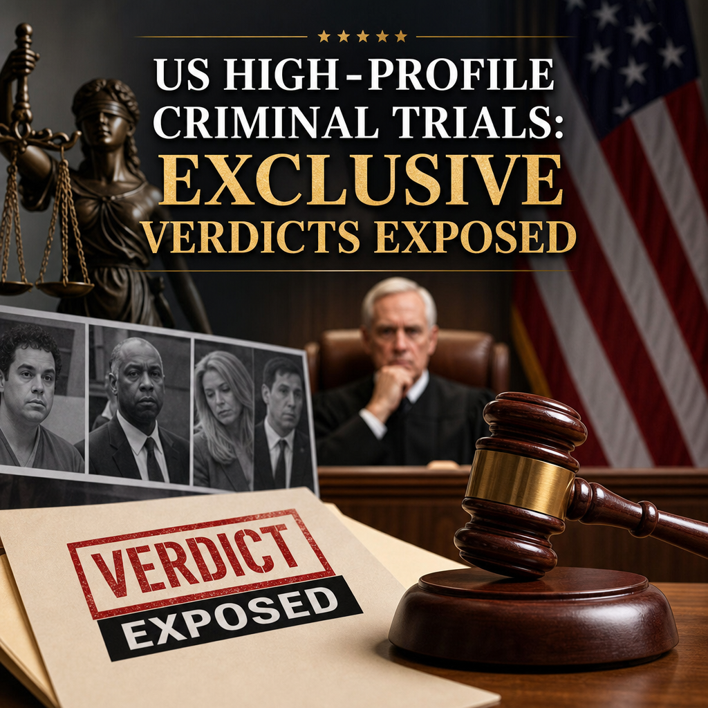 Additional Illustration of US High-profile Criminal Trials: Exclusive Verdicts Exposed