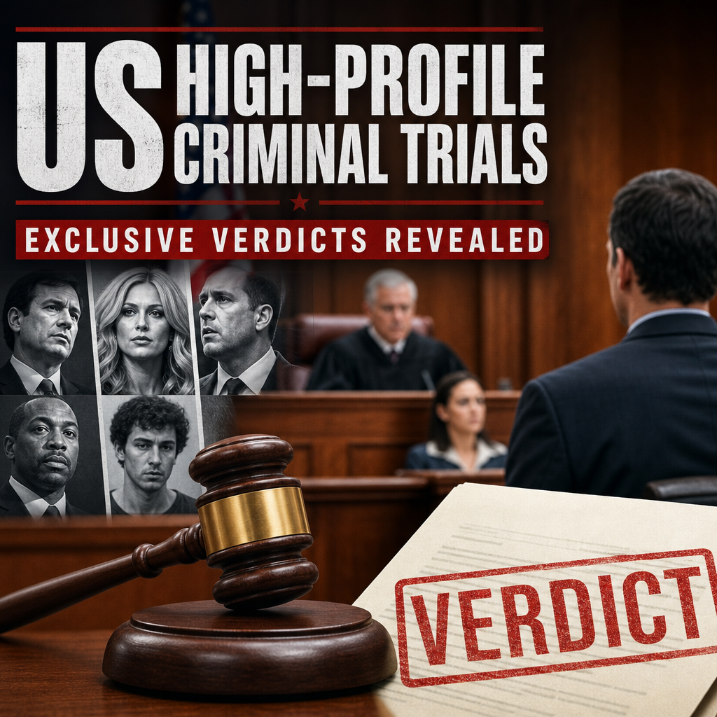 Additional Illustration of US High-Profile Criminal Trials: Exclusive Verdicts Revealed