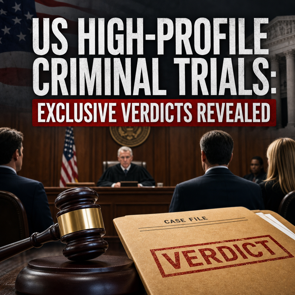 Additional Illustration of US High-Profile Criminal Trials: Exclusive Verdicts Revealed