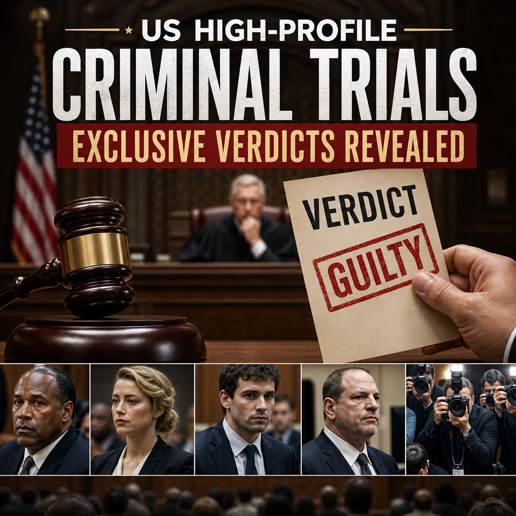 Additional Illustration of US High-Profile Criminal Trials: Exclusive Verdicts Revealed