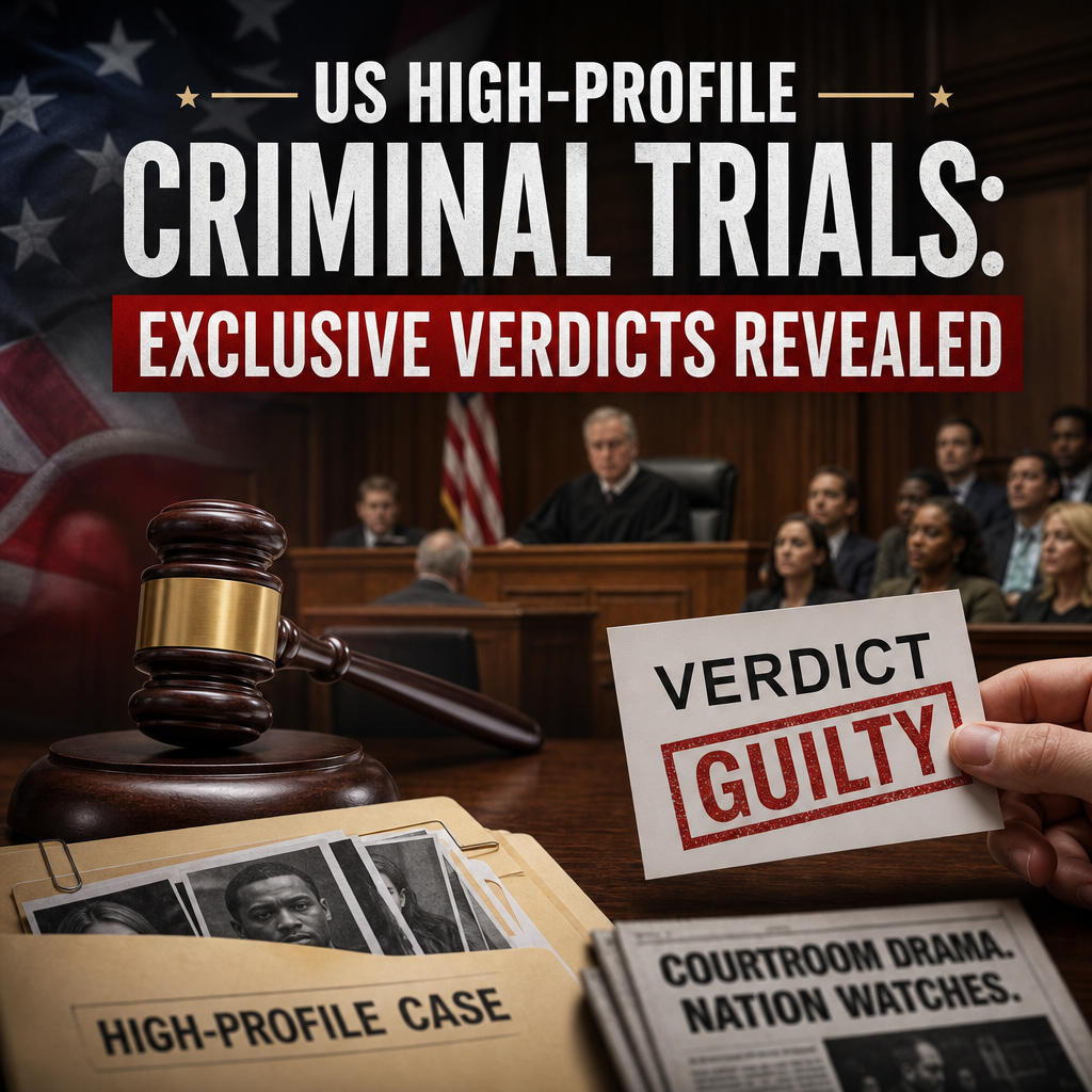 Additional Illustration of US High-Profile Criminal Trials: Exclusive Verdicts Revealed