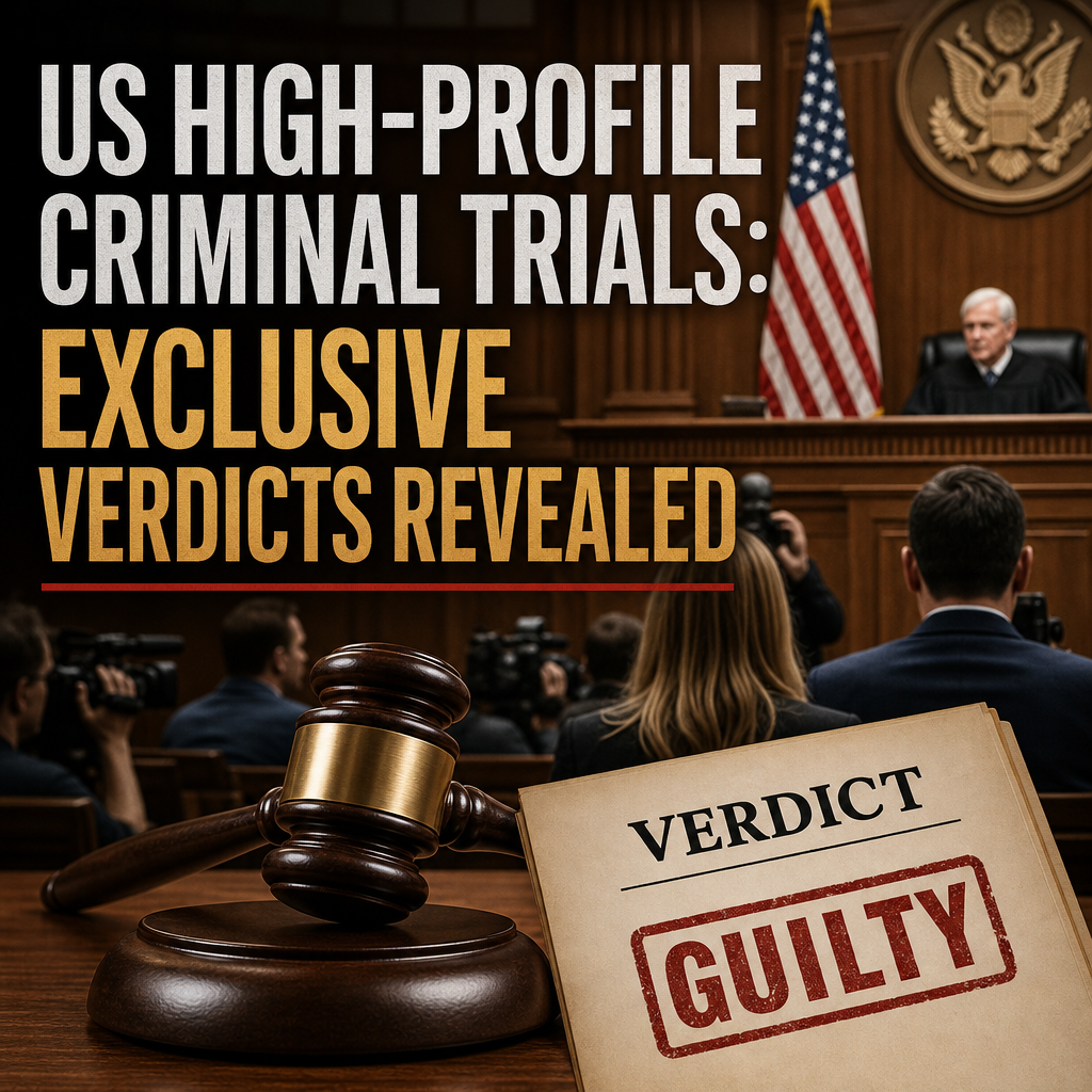 Additional Illustration of US High-Profile Criminal Trials: Exclusive Verdicts Revealed