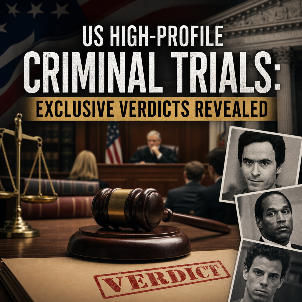 Additional Illustration of US High-Profile Criminal Trials: Exclusive Verdicts Revealed