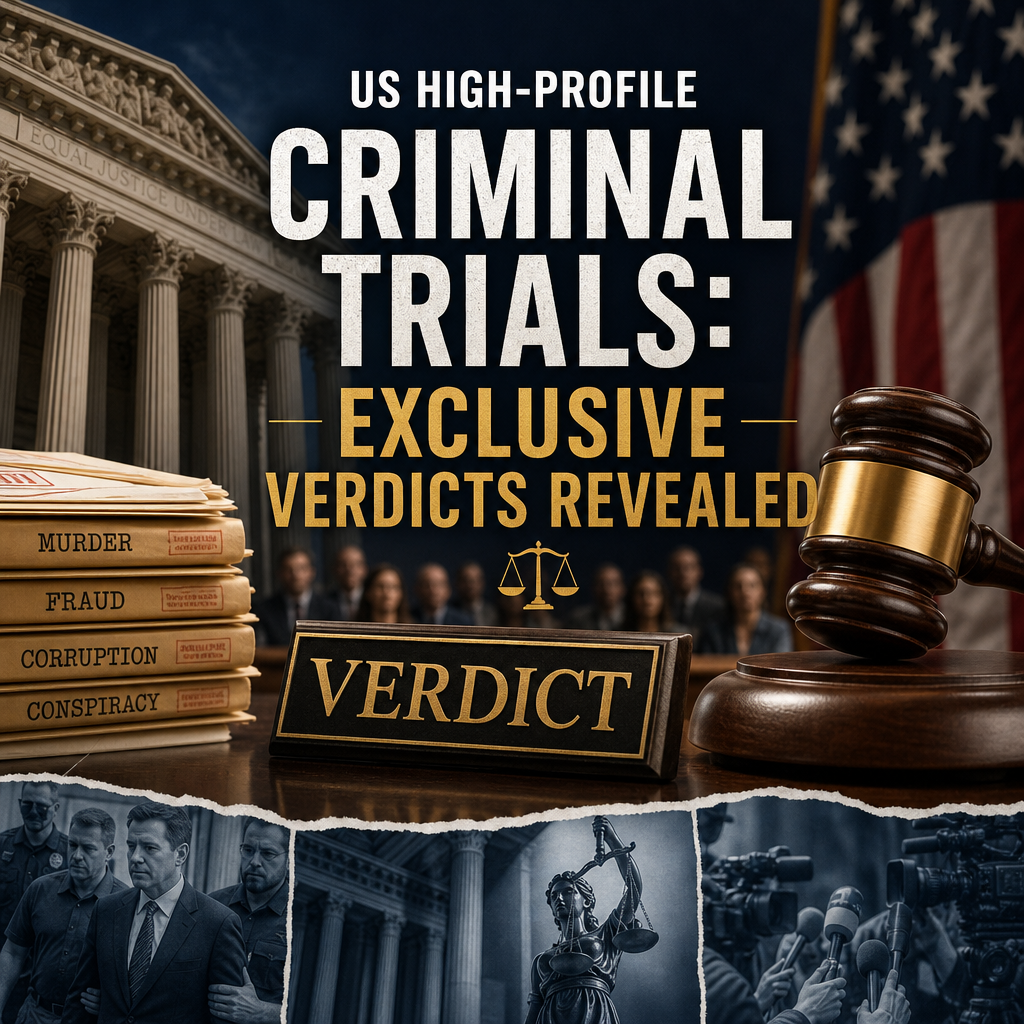 Additional Illustration of US High-profile Criminal Trials: Exclusive Verdicts Revealed
