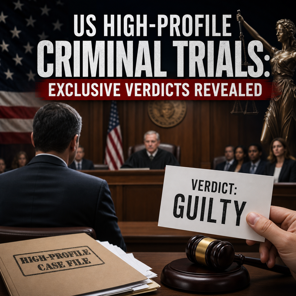 Additional Illustration of US High-Profile Criminal Trials: Exclusive Verdicts revealed