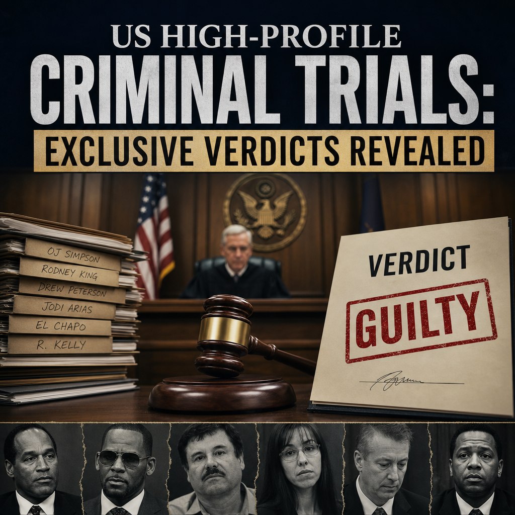 Additional Illustration of US High-Profile Criminal Trials: Exclusive Verdicts revealed