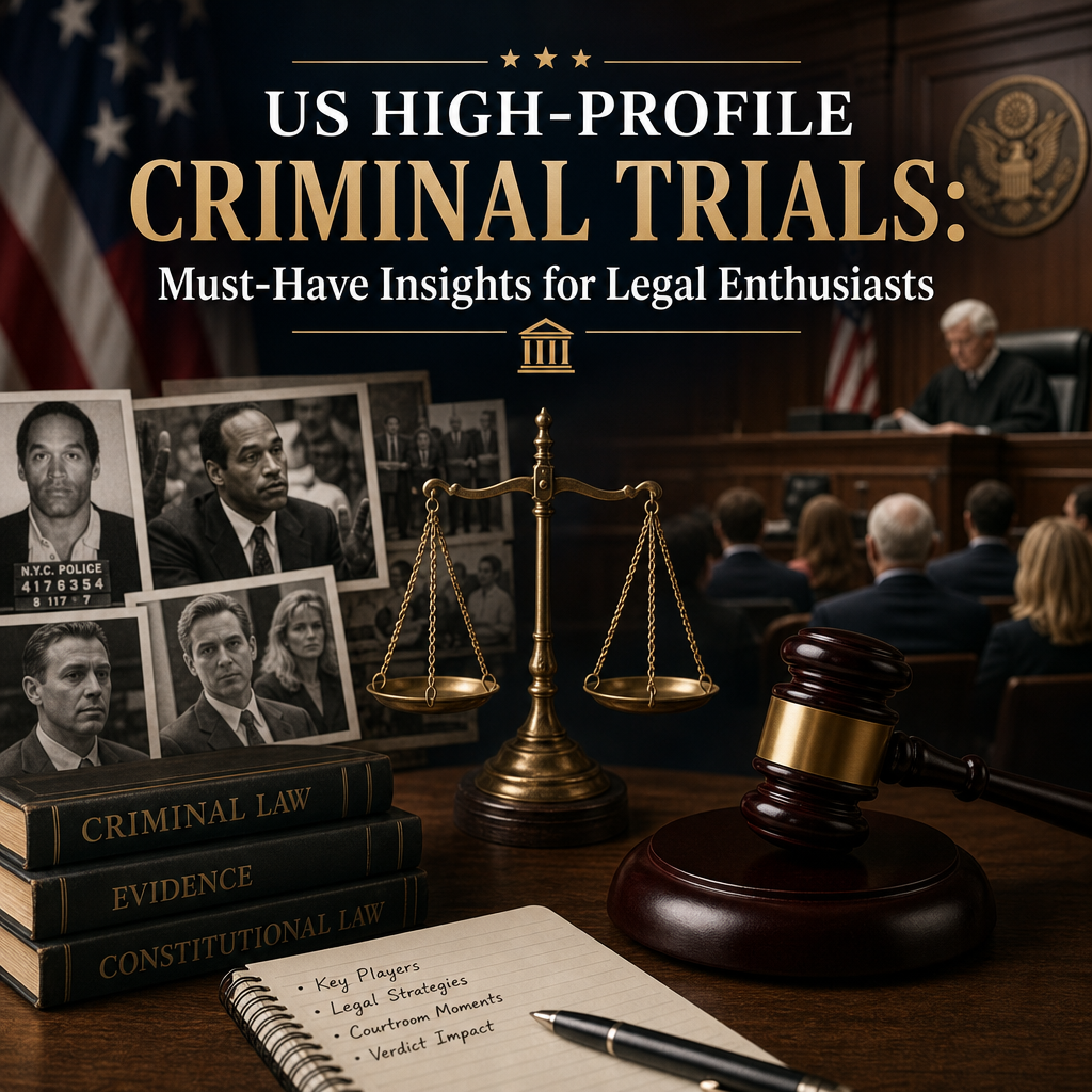Additional Illustration of US High-Profile Criminal Trials: Must-Have Insights for Legal Enthusiasts