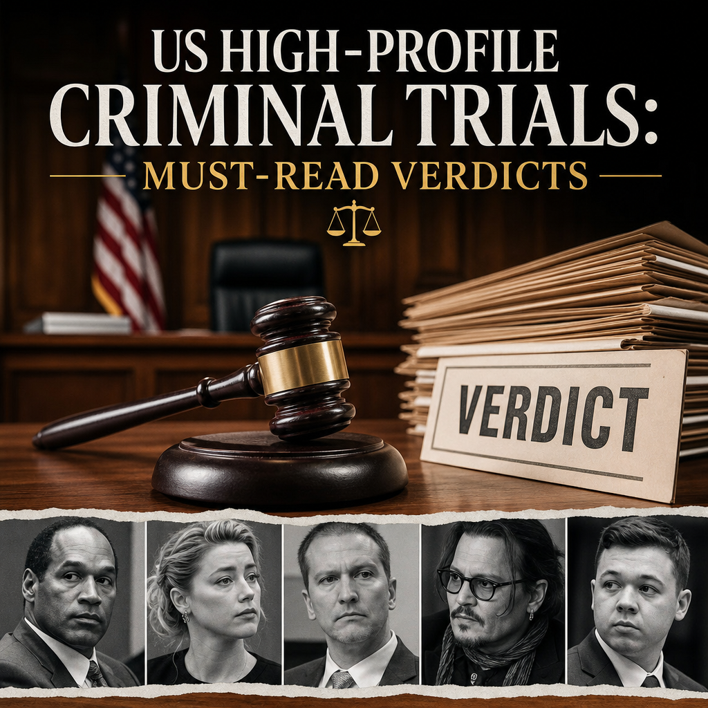Additional Illustration of US High-profile Criminal Trials: Must-Read Verdicts