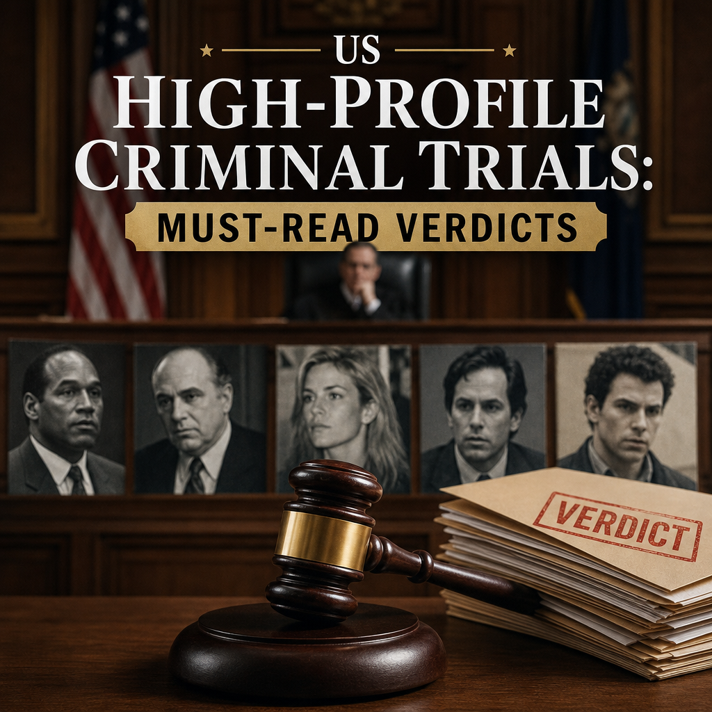 Additional Illustration of US High-Profile Criminal Trials: Must-Read Verdicts