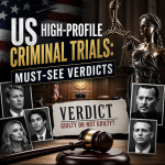 Illustration of US High-profile Criminal Trials: Must-See Verdicts