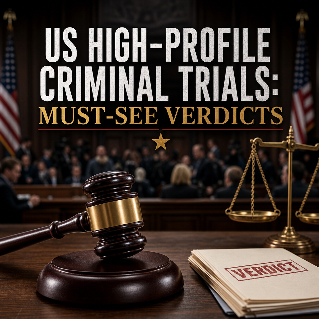 Additional Illustration of US High-Profile Criminal Trials: Must-See Verdicts