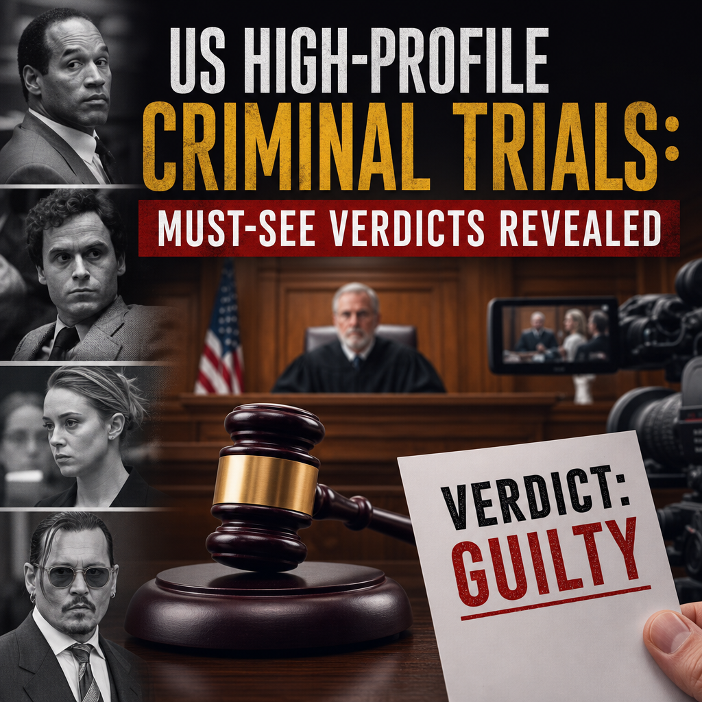 Additional Illustration of US High-Profile Criminal Trials: Must-See Verdicts Revealed