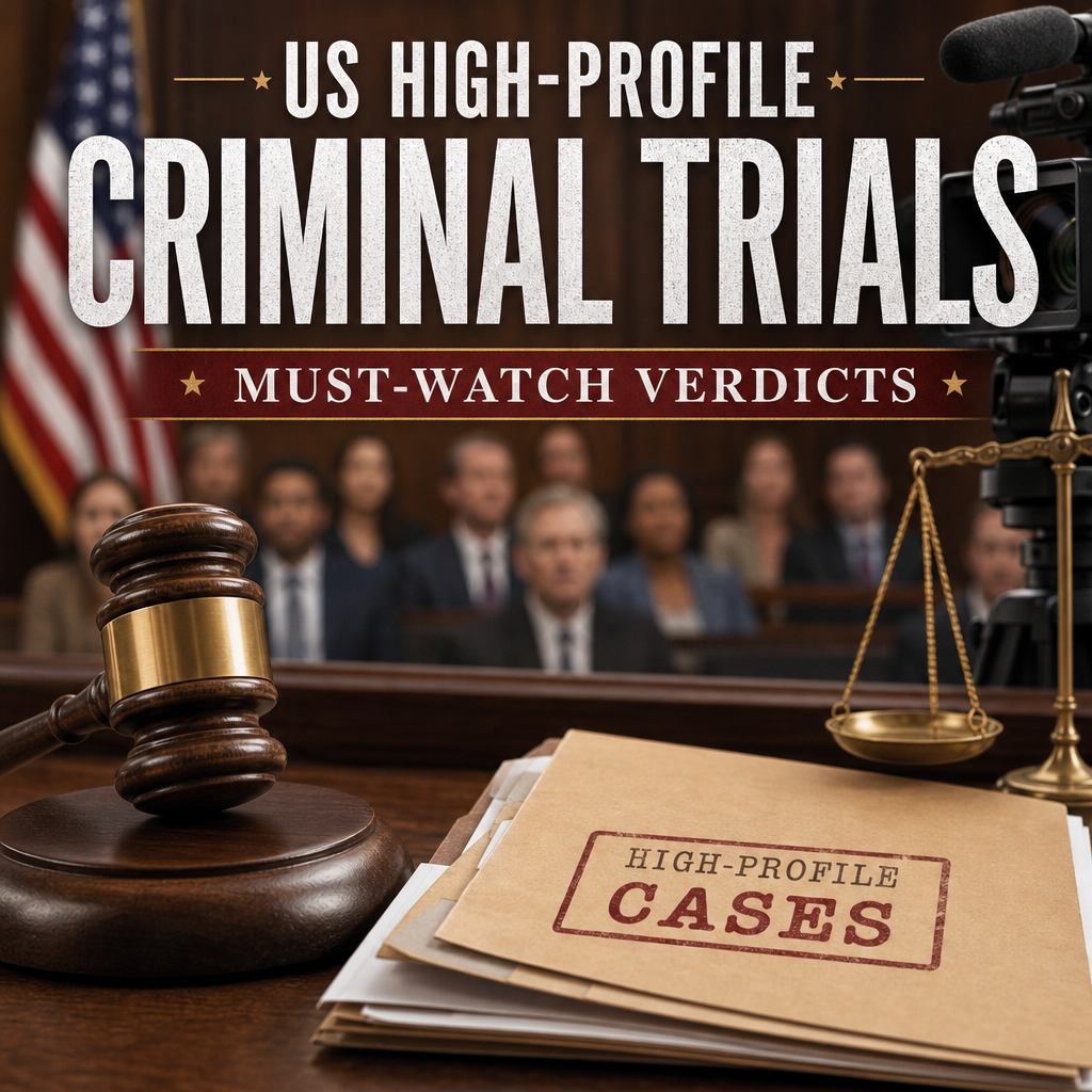 Additional Illustration of US High-profile Criminal Trials: Must-Watch Verdicts