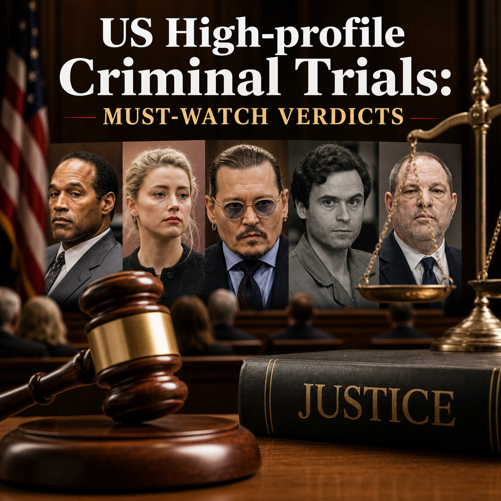 Additional Illustration of US High-profile Criminal Trials: Must-Watch Verdicts