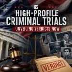 Illustration of US High-Profile Criminal Trials: Unveiling Verdicts Now