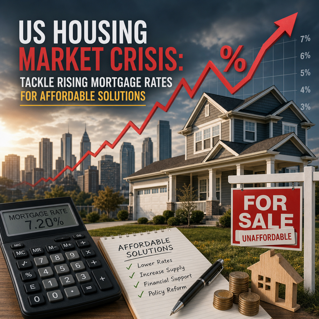 Additional Illustration of US Housing Market Crisis: Tackle Rising Mortgage Rates for Affordable Solutions