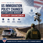 Illustration of US Immigration Policy Changes: Effortless Border Security Enhancement