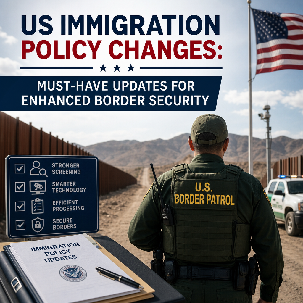 Illustration of US Immigration Policy Changes: Must-Have Updates for Enhanced Border Security