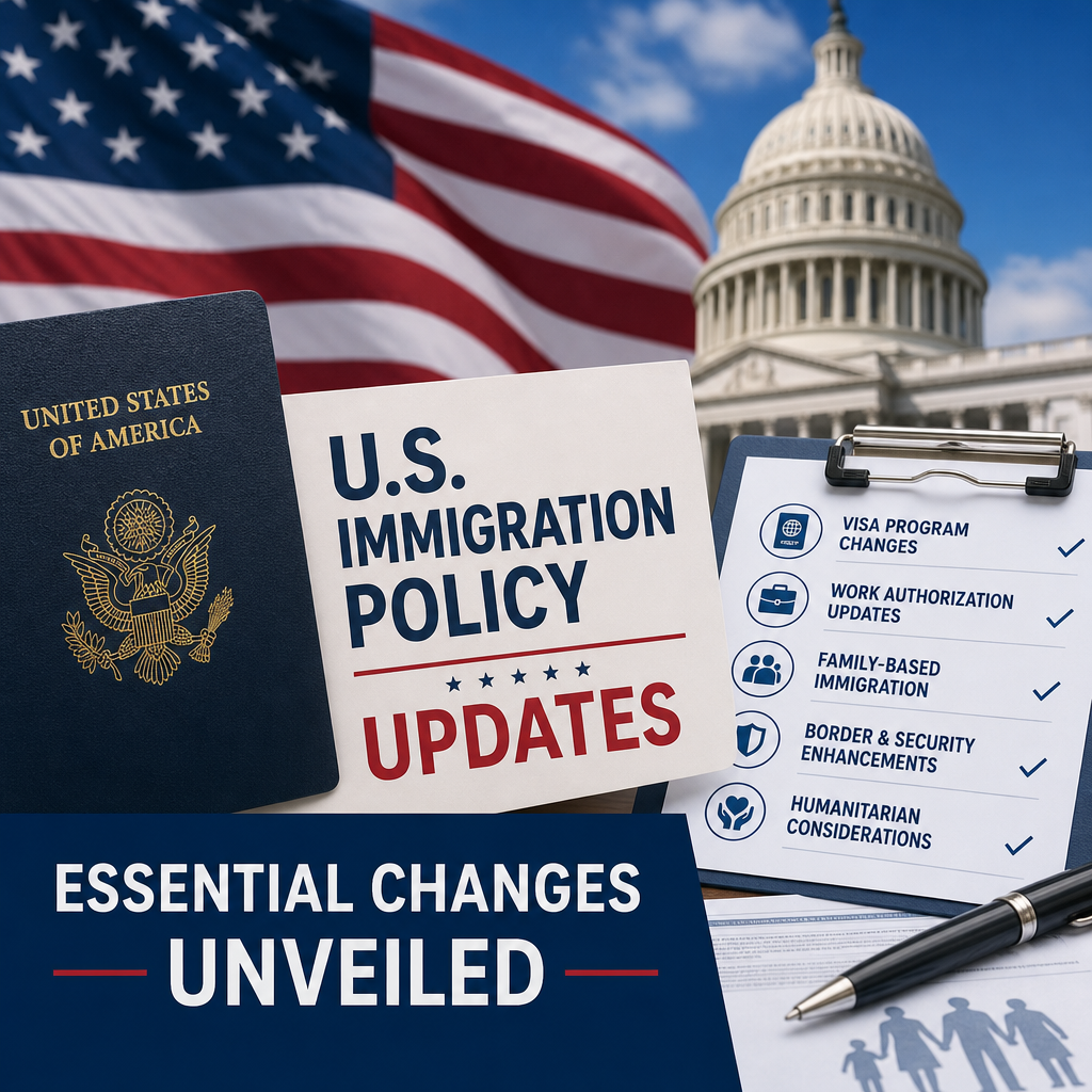 Illustration of US Immigration Policy Updates: Essential Changes Unveiled