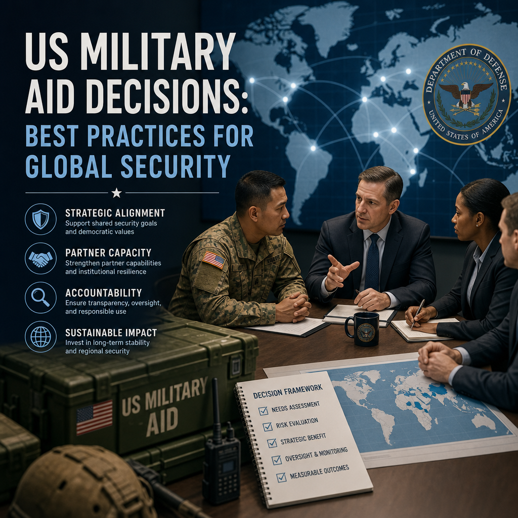 Illustration of US Military Aid Decisions: Best Practices for Global Security
