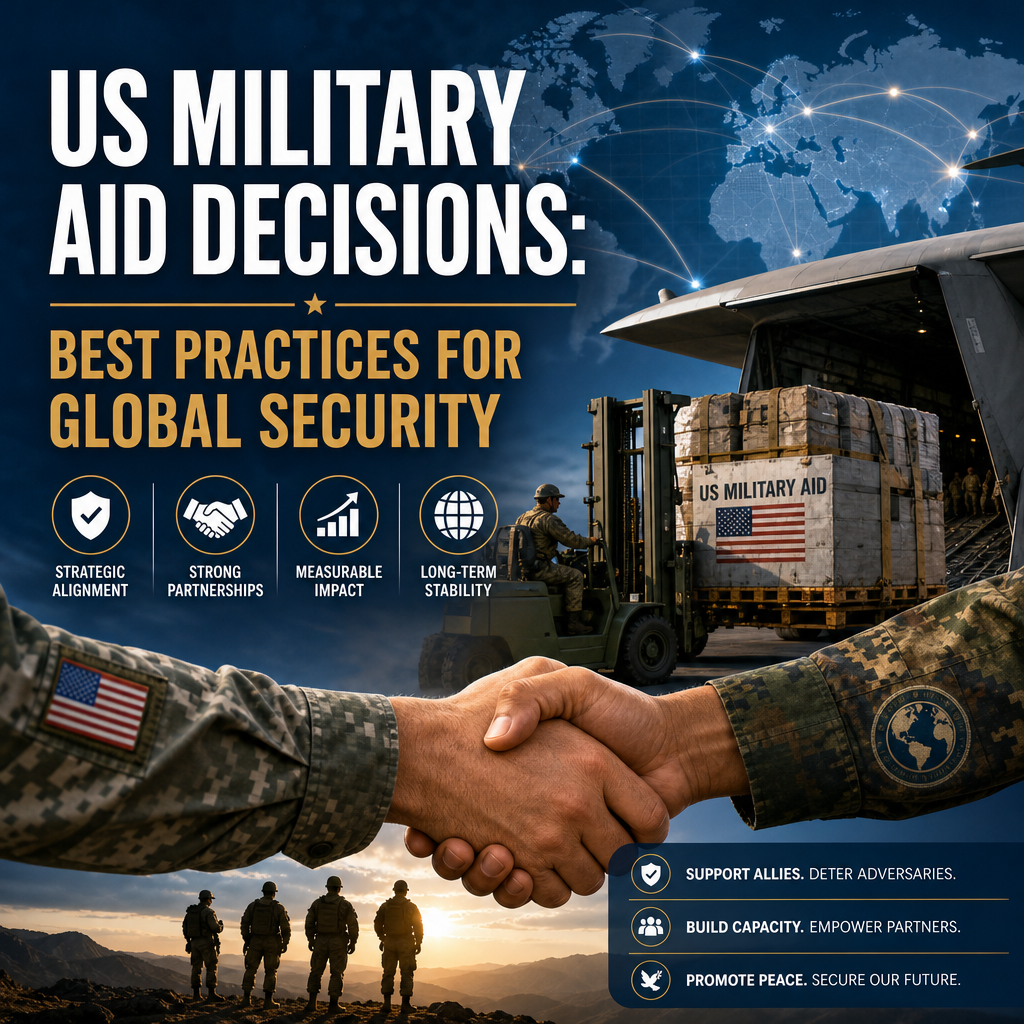 Illustration of US Military Aid Decisions: Best Practices for Global Security