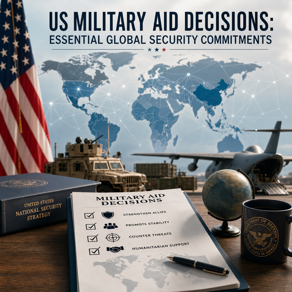 Additional Illustration of US Military Aid Decisions: Essential Global Security Commitments