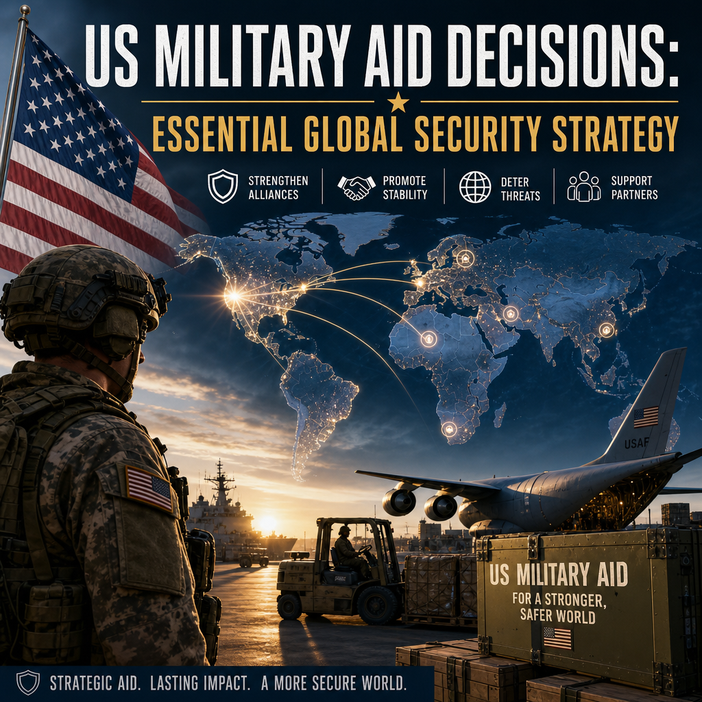Illustration of US Military Aid Decisions: Essential Global Security Strategy