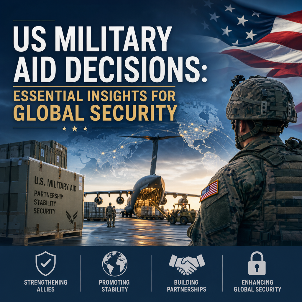 Illustration of US Military Aid Decisions: Essential Insights for Global Security