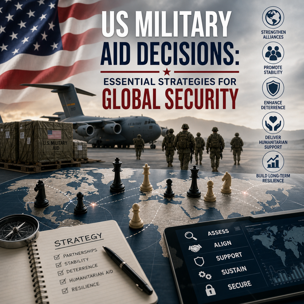 Illustration of US Military Aid Decisions: Essential Strategies for Global Security
