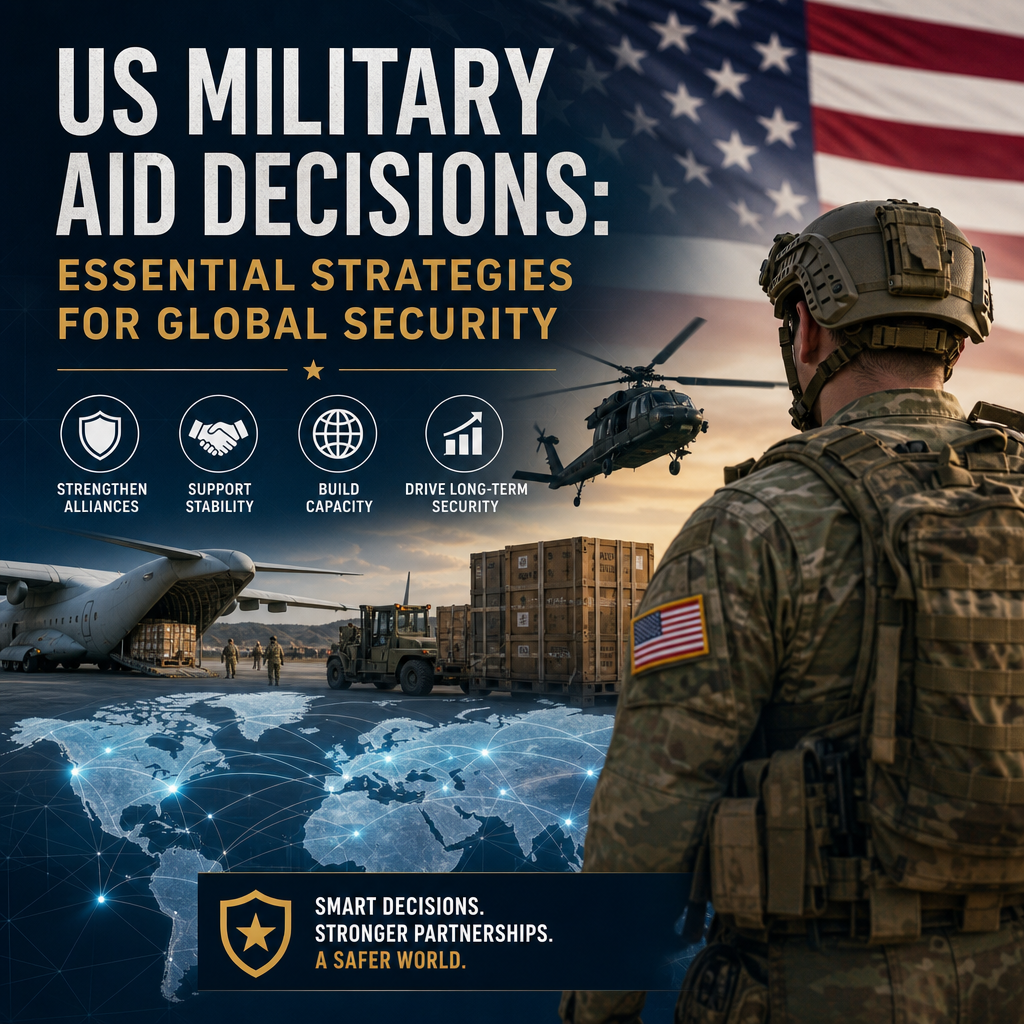 Illustration of US Military Aid Decisions: Essential Strategies for Global Security