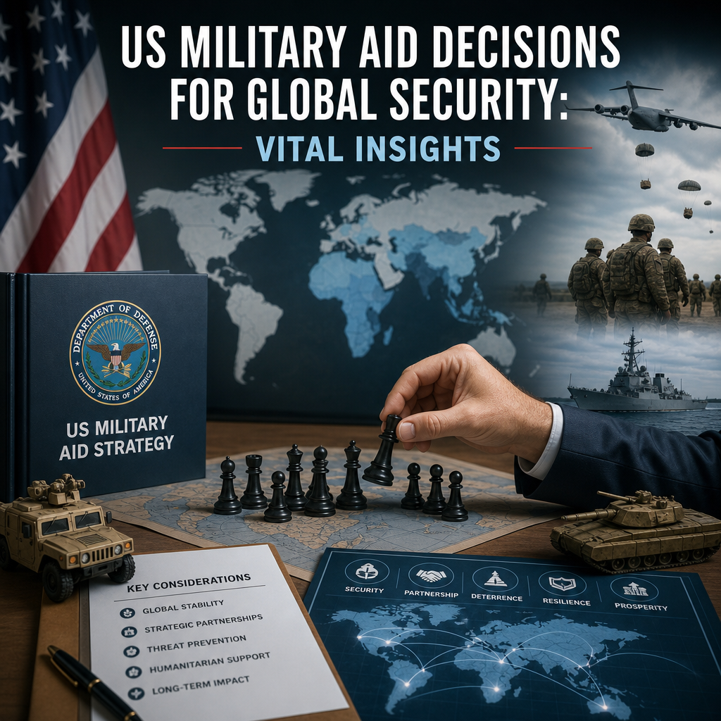 Illustration of US Military Aid Decisions for Global Security: Vital Insights