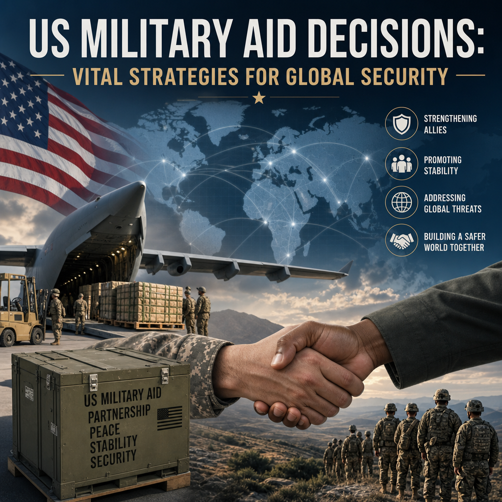 Illustration of US Military Aid Decisions: Vital Strategies for Global Security