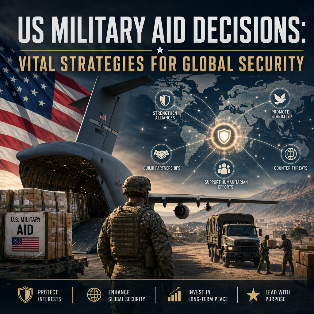 Illustration of US Military Aid Decisions: Vital Strategies for Global Security