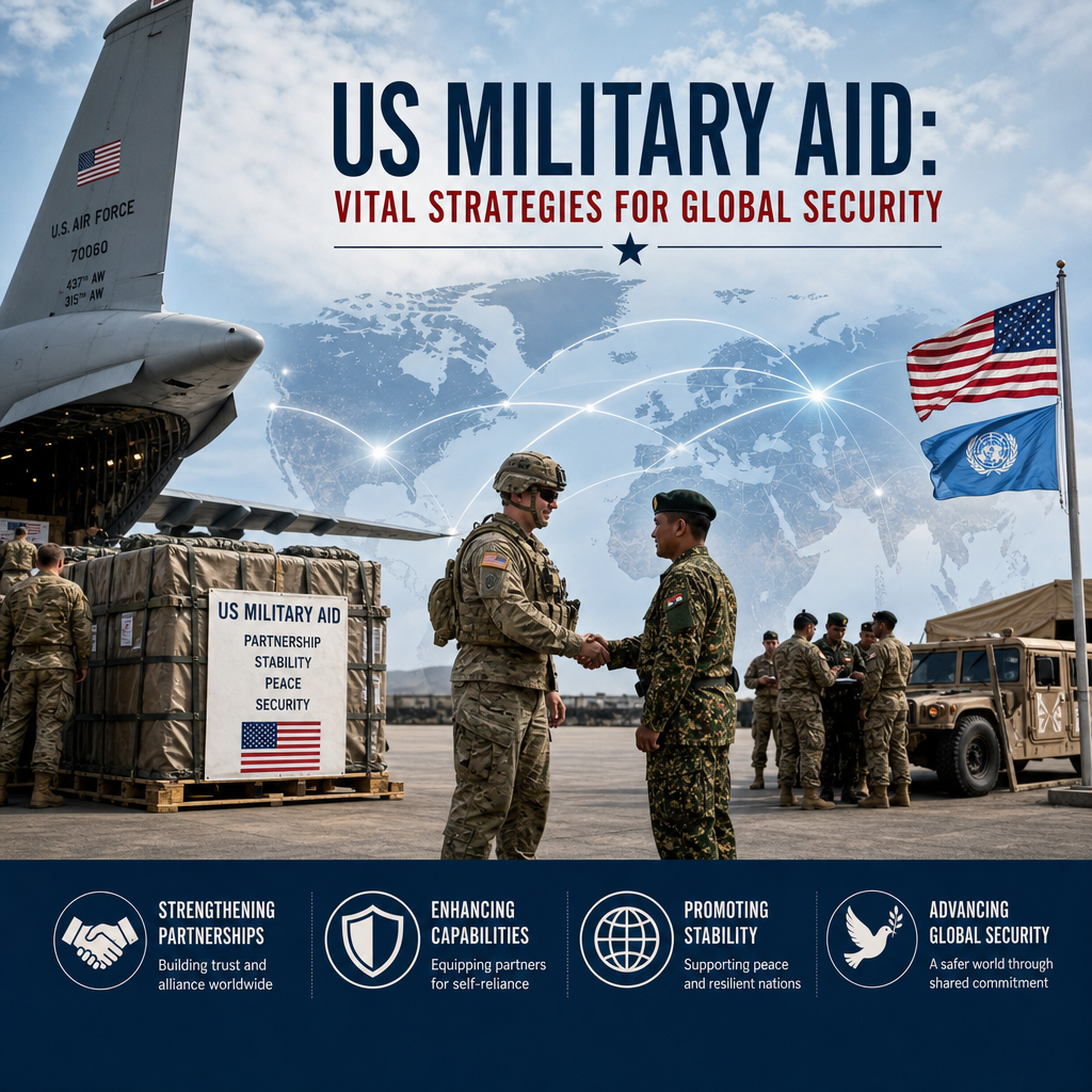 Illustration of US Military Aid: Vital Strategies for Global Security